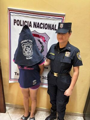 Aprehendieron a «Muñeca Brava» por reiterados hurtos en conocido supermercado de Ñemby