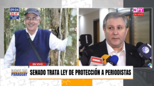 Senado trata ley de protección a periodistas