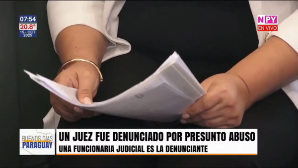 Denunciaron a un juez por supuesto abuso sexual en Capiatá