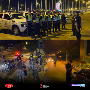 REFUERZAN LA SEGURIDAD EN ITAPÚA CON OPERATIVO “PATRULLA GIGANTE” - «TVS DIGITAL»