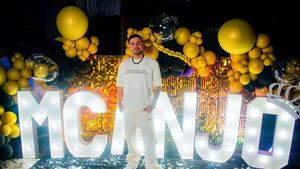 MC Anjo celebra 11 años de carrera en Dubái Manzana T