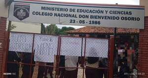 La Nación / Ñemby: estudiantes toman colegio y exigen destitución de la directora