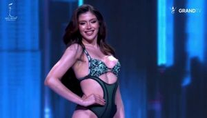 Popular / (VIDEO) ¡Mamau! Miss Grand Paraguay peló cuerazo en traje de baño
