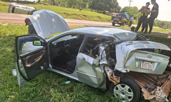 Accidente con heridos y daños materiales en Coronel Bogado sobre Ruta PY08 - OviedoPress
