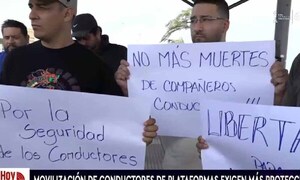 Conductores de plataformas se movilizan para exigir garantías y mayor seguridad – Prensa 5