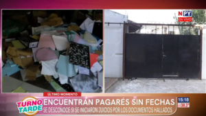 Encuentran miles de documentos en una casa particular en Lambaré