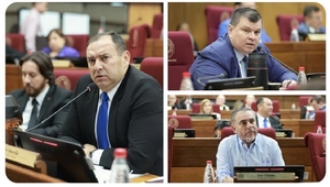 Senadores del PLRA recuerdan el 18 de octubre y saludan a sus correligionarios