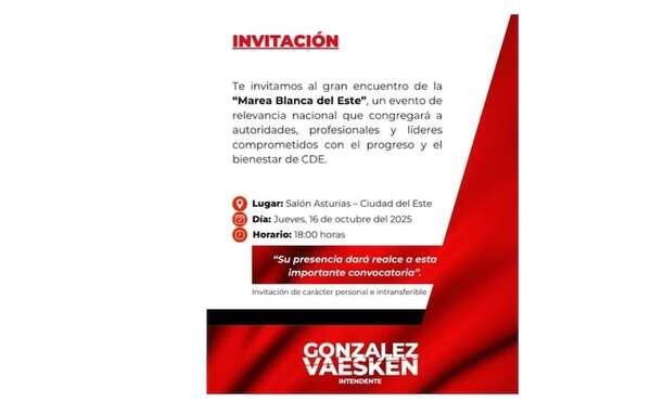Trabajadores de la salud son coaccionados para participar en un mitin político de los colorados - ABC en el Este - ABC Color