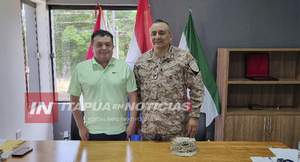 INTENDENTE DE TRINIDAD Y NUEVO DIRECTOR DE POLICÍA COORDINAN ACCIONES