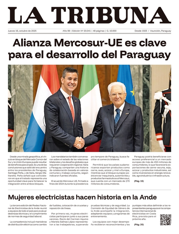 Alianza UE-Mercosur es clave para el desarrollo del Paraguay - La Tribuna