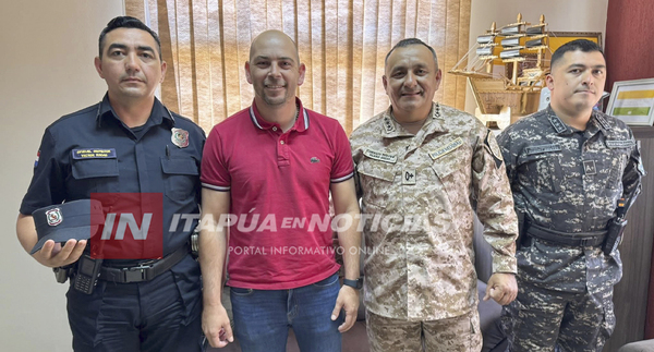 INTENDENTE DE CAMBYRETÁ REFUERZA TRABAJO CONJUNTO CON LA POLICÍA NACIONAL