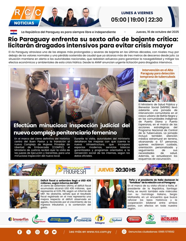 Tapa Digital 16 Octubre 2025