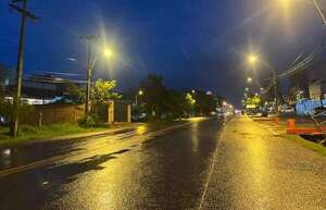 Intensa lluvia en Itapúa en el amanecer de este jueves - Clima - ABC Color