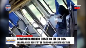 Un repulsivo caso de exhibicionismo en un bus de Pirayú