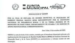 Declaran de interés municipal el método del INDERT que permite la titulación masiva