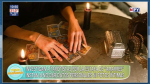 Investigan a tarotistas por la estafa de "amarres"