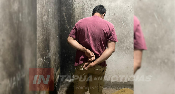 HIZO UN ESCÁNDALO EN LA CASA DE SU PADRE Y TERMINÓ TRAS LAS REJAS