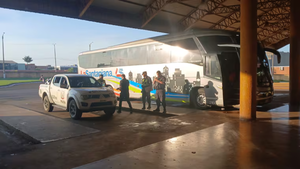 Señor falleció por el camino y pillaron en la terminal
