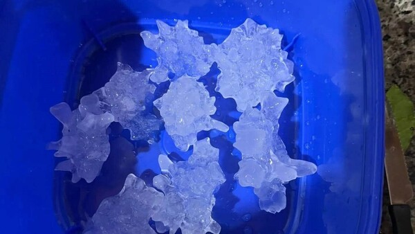 Granizada en Capitán Miranda e intensa lluvia en el sur del país