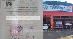MUNICIPALIDAD LE DEBE MÁS DE 200 MILLONES A LOS BOMBEROS DE ENCARNACIÓN