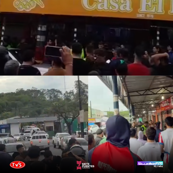 INCIDENTE EN CIRCUITO COMERCIAL DE ENCARNACIÓN GENERA INDIGNACIÓN ENTRE COMERCIANTES Y VECINOS - «TVS DIGITAL»
