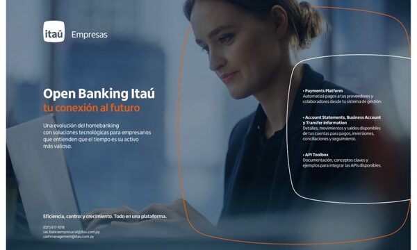El Banco Itaú Paraguay S.A., lanza Open Banking Itaú.