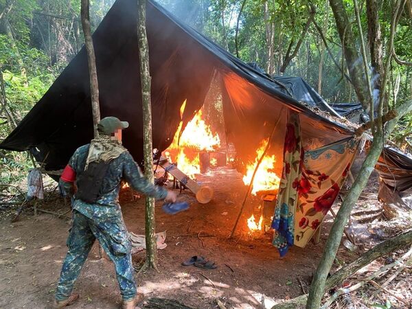 Operación ECO 5: continúan los golpes al narcotráfico en Yby Yaú - Concepción al Día