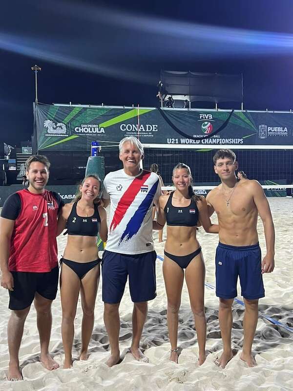 Vóley Playa: Duplas albirrojas juegan el Mundial U21 de Puebla - Polideportivo - ABC Color