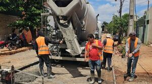 Avanza obra de desagüe pluvial en Abasto y San Pablo, con inversión superior a G. 136 mil millones