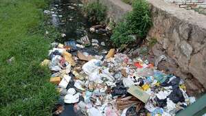 De “Morotĩ” solo queda el nombre: el arroyo está colapsado de basura - Nacionales - ABC Color