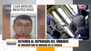 Detienen al depravado del ómnibus de Pirayú
