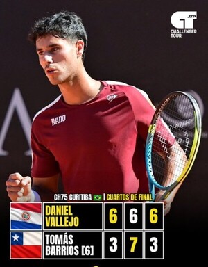 Dani Vallejo no para de ganar en Curitiba y ya está en semifinal - La Tribuna