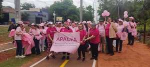 Octubre Rosa: pacientes marchan hasta Incan para concienciar sobre cáncer de mama - Nacionales - ABC Color