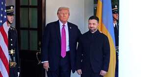 La Nación / Zelenski fue recibido en la Casa Blanca, pero Trump se resiste a entregar los Tomahawk