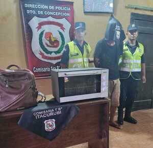 Recuperan objetos robados y aprehenden al supuesto autor en Concepción - Concepción al Día