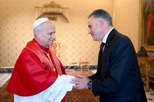 El Papa León XIV recibió al presidente Yamandú Orsi en el Vaticano - ADN Digital