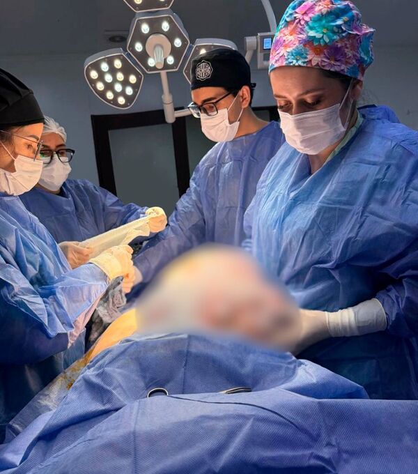 Popular / En Pedro Juan Caballero: extirparon tumor de ovario de 11 kilos