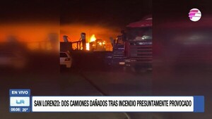 Empleado de taller incendió dos camiones en represalia por una suspensión