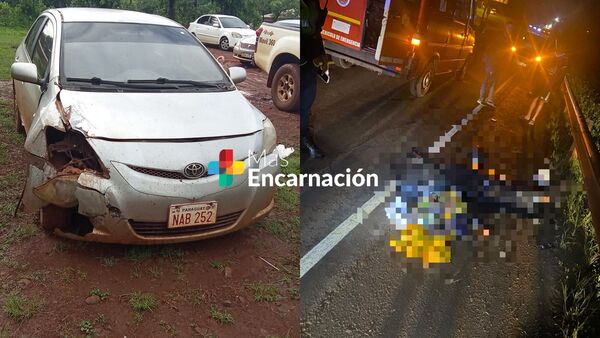 Conductor se presentó tras fatal accidente en la Ruta PY01 de Encarnación