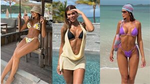 Popular / (GALERÍA) ¡Esta modelo festejó su cumple pelando cuerazo en una isla!