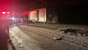 Al menos 15 muertos en un accidente de un autobús en el noreste de Brasil