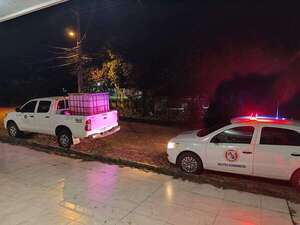 Ybytymí: allanamiento culmina con incautación de tanque de combustible y bidones vacíos  - Policiales - ABC Color