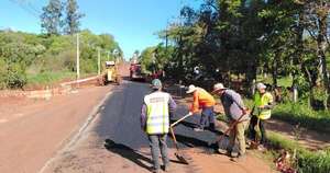 La Nación / Obras que potenciarán conexiones en el sur llegan al acceso al Puerto Paredón de Hohenau