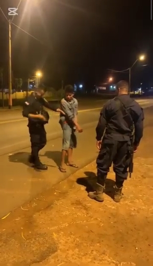 Joven interceptado con arma blanca en operativo de rutina en Yby Yaú - Concepción al Día