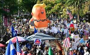 Millones de personas protestan contra Trump: “No queremos Reyes” - Mundo - ABC Color