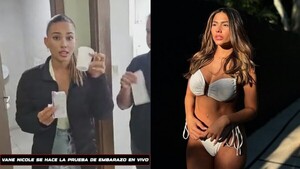 Vane Nicole celebró voi que no viene aún la bendi