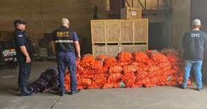 La Nación / DNIT: operativo encubierto reveló hallazgo de cebollas de contrabando