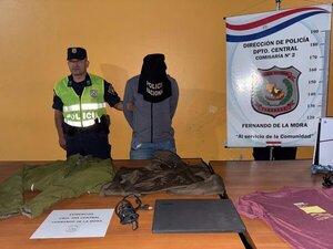 Detienen al "rápido pero no furioso" tras fuga en camioneta cargada con objetos robados