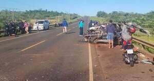 Diario HOY | Conductor fallece tras aparatoso choque entre automóvil y camión en San Pedro