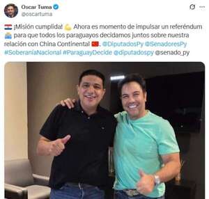 ¿Cuento chino?: Sugieren referéndum inconstitucional  - Política - ABC Color
